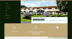 Desktop Screenshot of evergreenvillageapartments.com