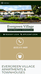 Mobile Screenshot of evergreenvillageapartments.com